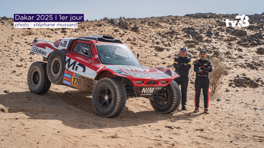 Dakar 2025 I Un équipage sponsorisé par tv78 au départ de Bisha (Arabie Saoudite)