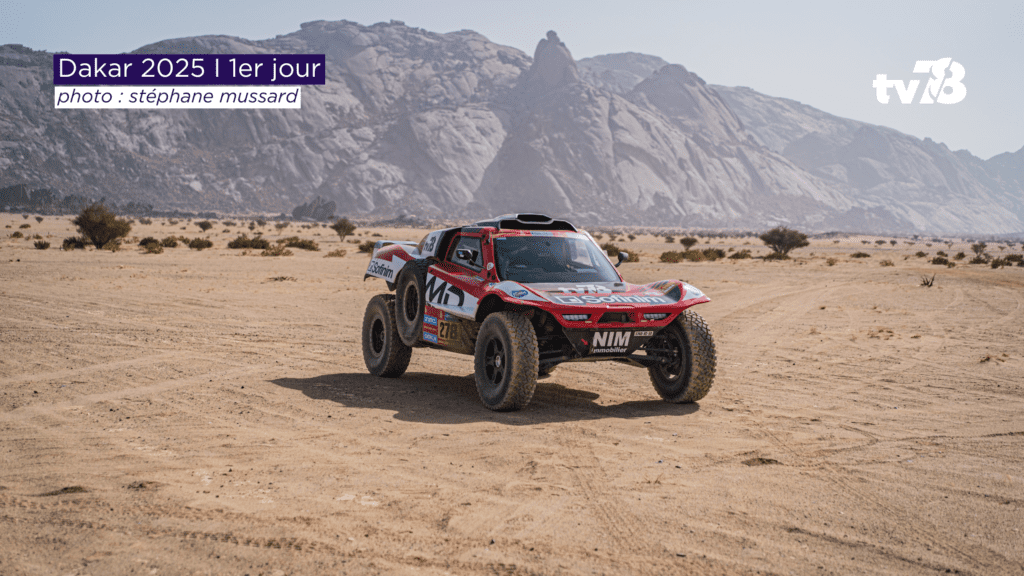 Dakar 2025 I Un équipage sponsorisé par tv78 au départ de Bisha (Arabie Saoudite)