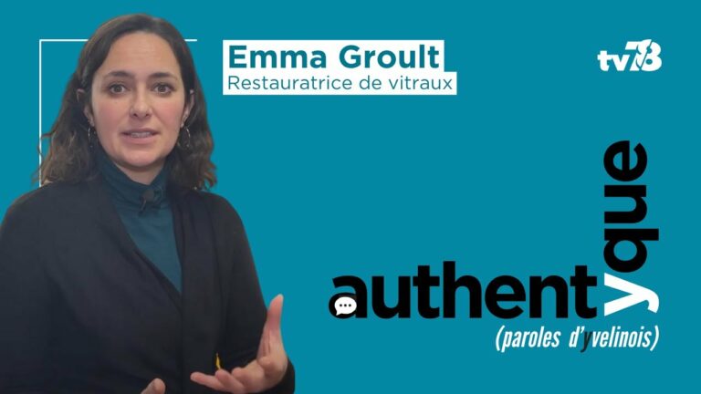 Emma Groult, restauratrice et passionnée par les vitraux 