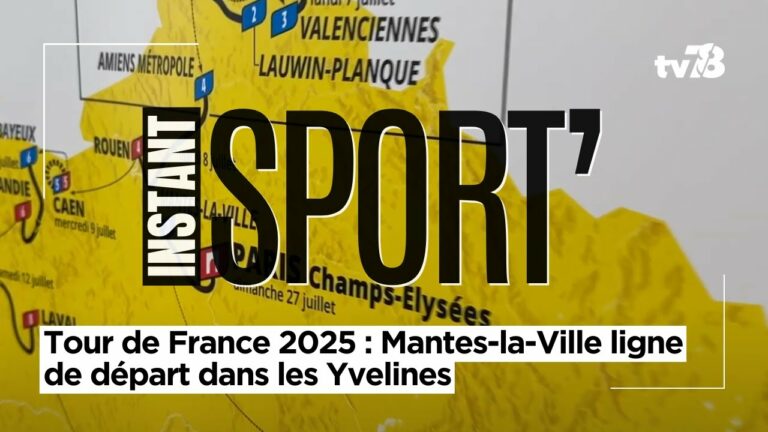 Tour de France 2025  : Mantes-la-Ville ligne de départ dans les Yvelines 