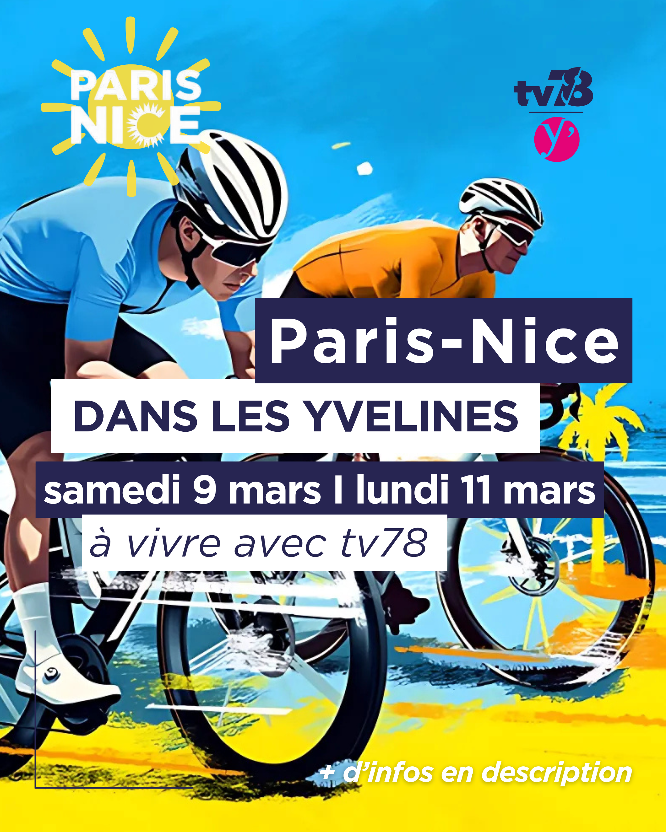 Suivez le Paris Nice dans les Yvelines