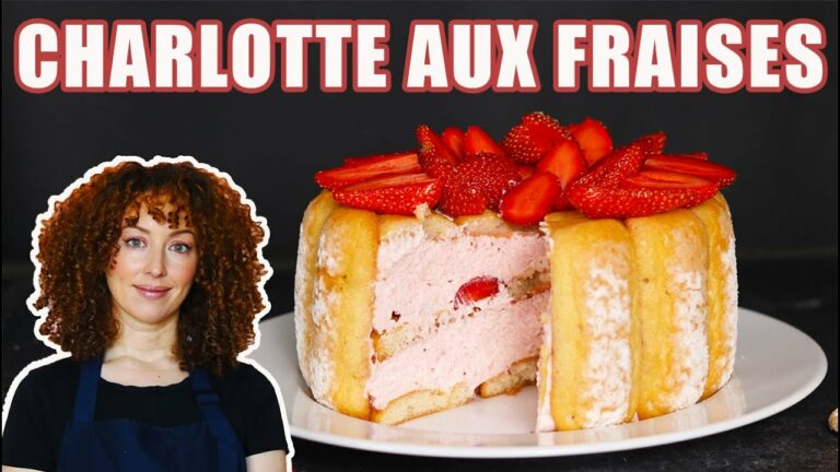Une charlotte aux fraises sans gélatine signée « Dyce Délices »