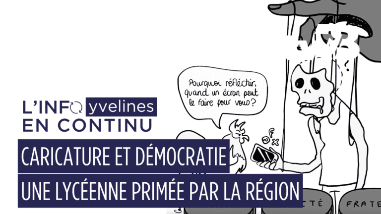 Camila, lycéenne de Saint-Germain-en-Laye, remporte le Grand Prix du concours « Caricature et démocratie »