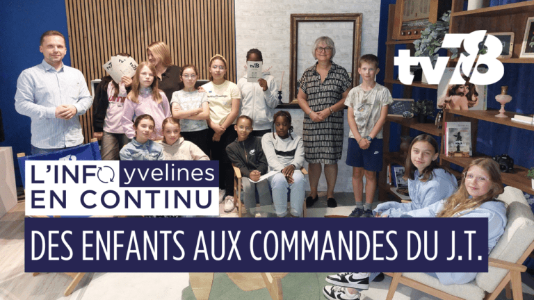 Magny-les-Hameaux : des enfants réalisent leur journal télévisé avec tv78