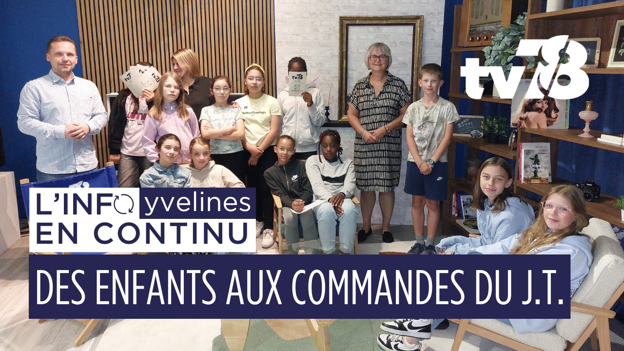 Magny-les-Hameaux : des enfants réalisent leur journal télévisé avec tv78