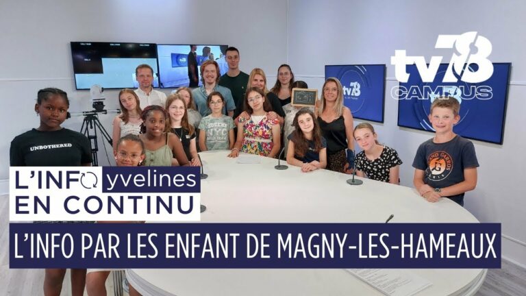 tv78 campus : premier journal télévisé réalisé par des enfants à Magny-les-Hameaux