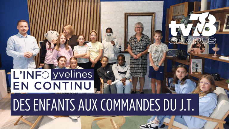 Magny-les-Hameaux : des enfants réalisent leur journal télévisé avec tv78