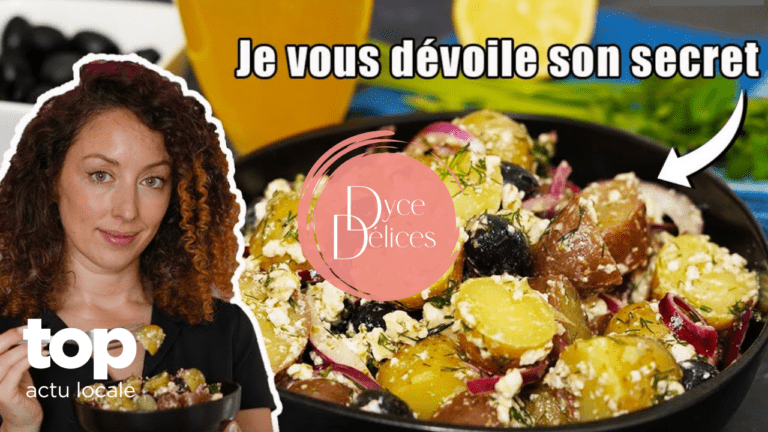 Salade de pommes de terre à la grecque : la recette Dyce Délices fraîche, économique et sans mayo