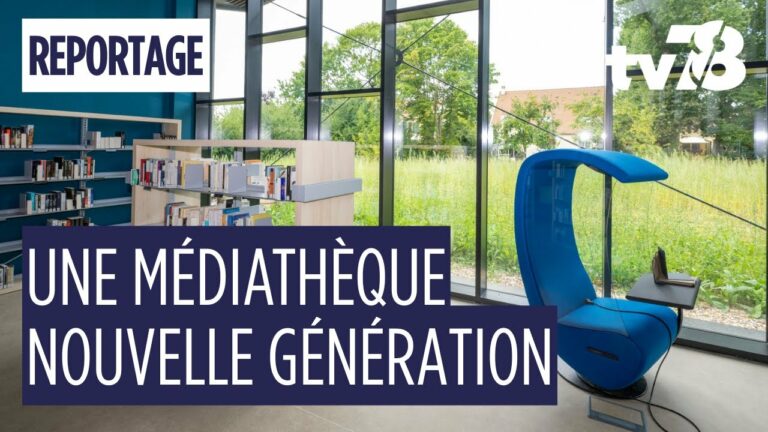 Nouvelle médiathèque à Magny-les-Hameaux : modernité et écoresponsabilité