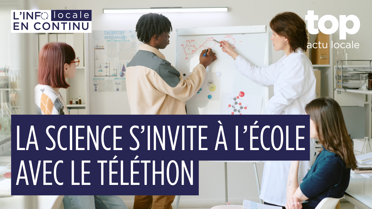 « 1000 chercheurs dans les écoles » : la science entre en classe avec l’AFM-Téléthon