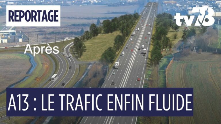 A13 en flux libre : le trafic revient quasiment à la normale à Buchelay