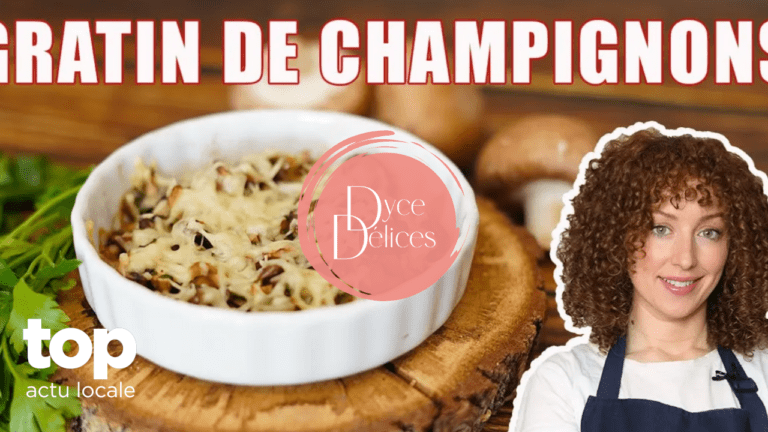 Champignons ail et fines herbes gratinés au four — une recette végétarienne signée Dyce Délices