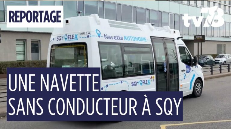 Navette autonome SQY Flex : une première en Île-de-France