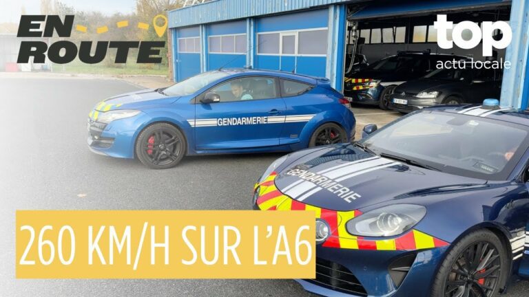 En immersion avec l’ERI de Nemours : à bord de l’Alpine de la gendarmerie sur l’A6