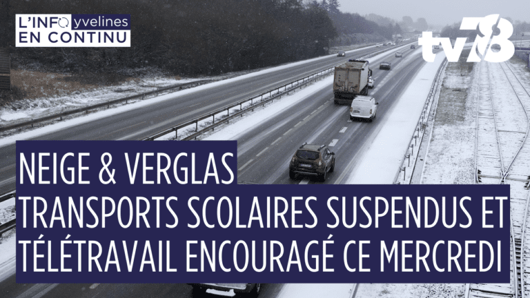Neige dans les Yvelines : transports scolaires suspendus et télétravail encouragé ce mercredi