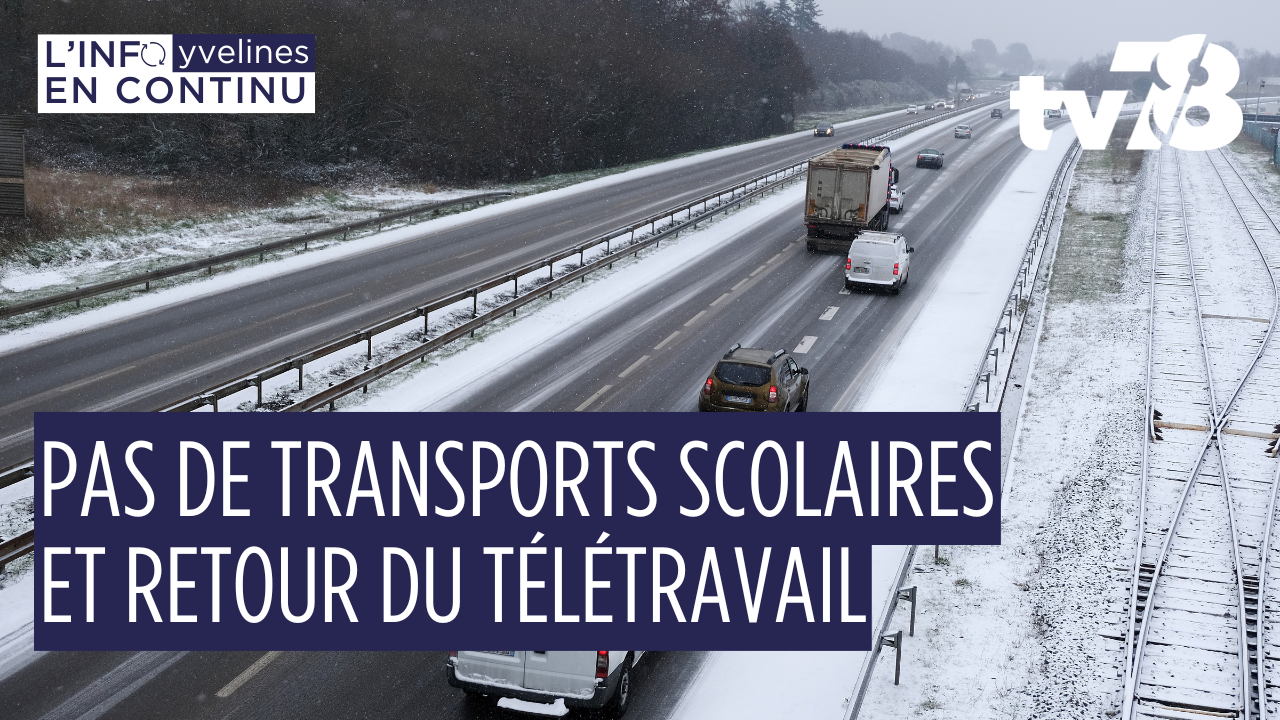 Neige dans les Yvelines : transports scolaires suspendus et télétravail encouragé ce mercredi