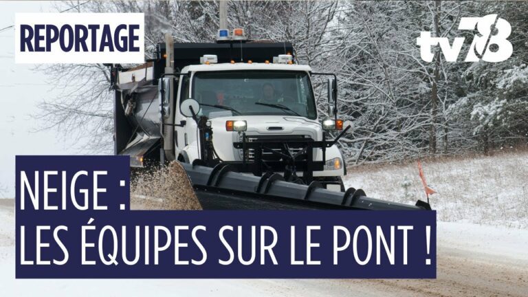 À Élancourt, les équipes mobilisées contre la neige dès l’aube