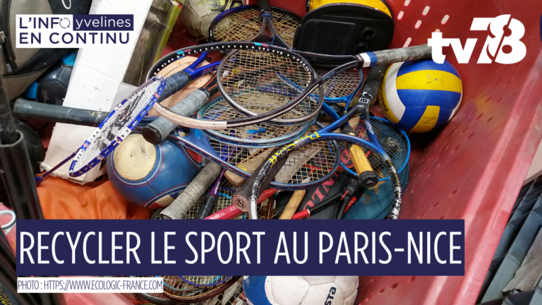 Recycler son matériel sportif au village du Paris-Nice 2026 à Achères