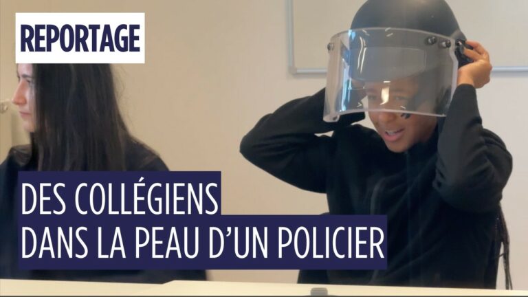 Dans la peau d’un policier : des collégiens à la découverte du métier à Saint-Quentin-en-Yvelines