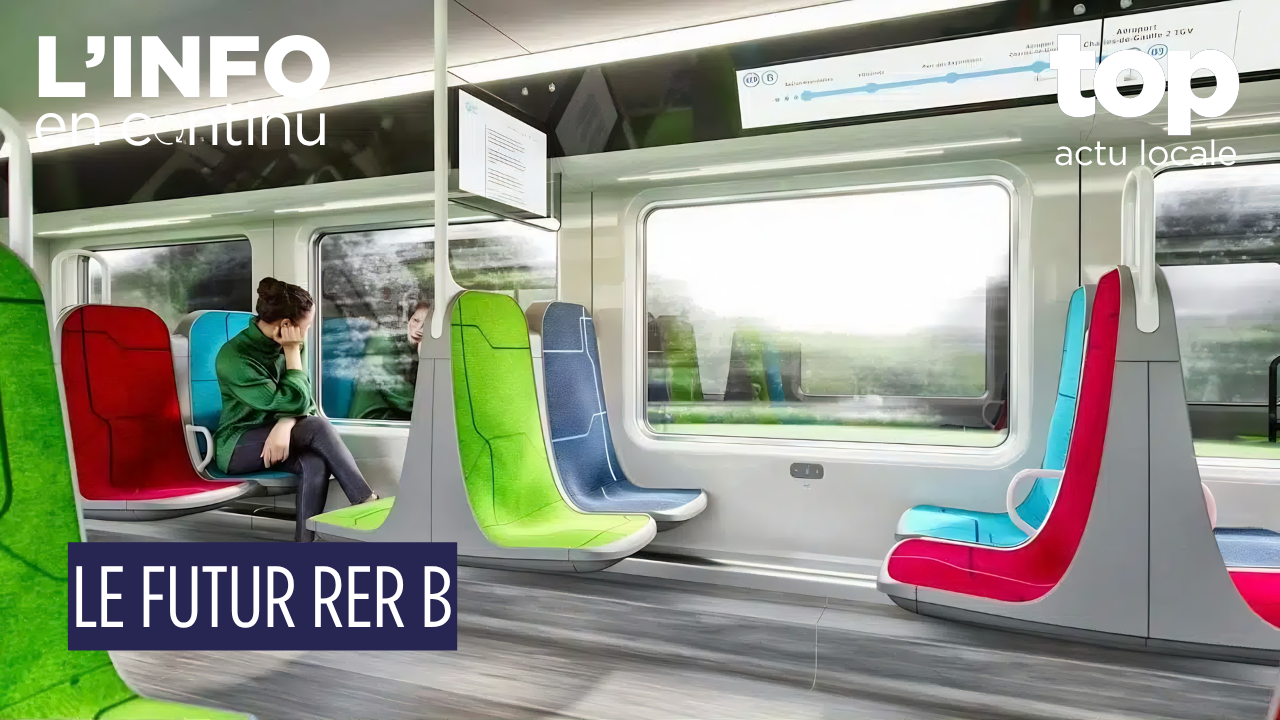 Transport : Île-de-France Mobilités dévoile les premières images du nouveau RER B MI20