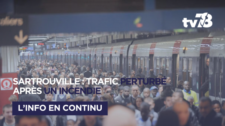 Sartrouville : un incendie a fortement perturbé le RER A et les lignes J et L ce jeudi 18 juin