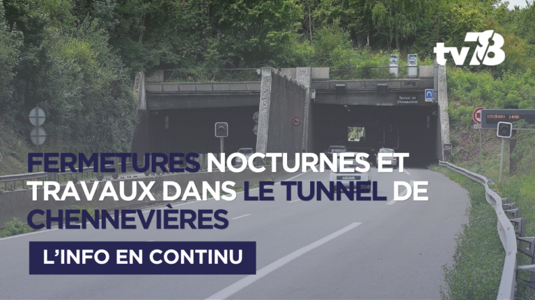 RN12 : fermetures nocturnes du tunnel de Chennevières prévues pour l’été 2026