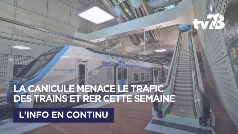 Yvelines : la canicule menace le trafic des trains et RER cette semaine
