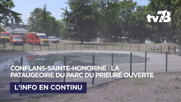Conflans-Sainte-Honorine : la pataugeoire ouvre plus tôt que prévu au parc du Prieuré