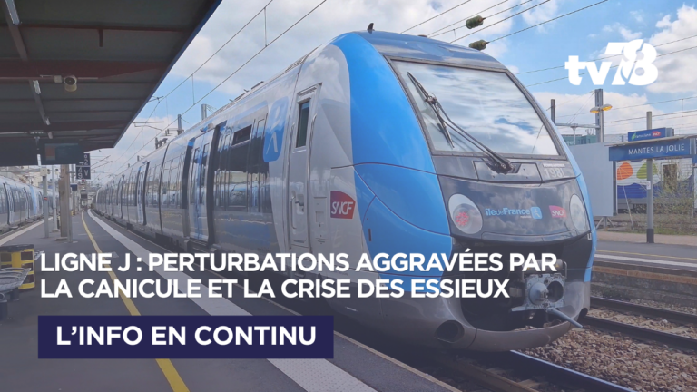 Yvelines : la ligne J fortement perturbée par la « crise des essieux » aggravée par la canicule