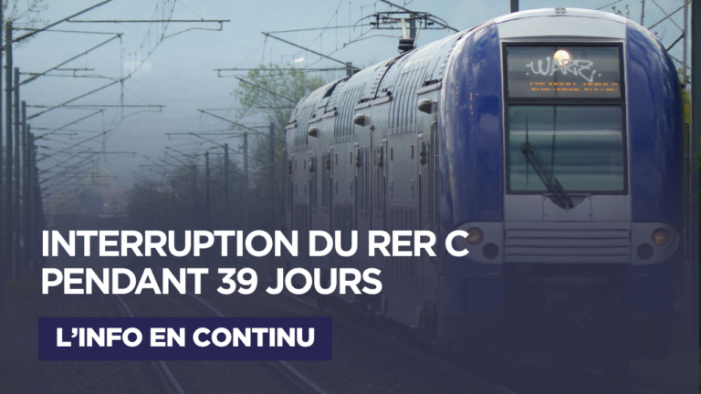 RER C : interruption de la liaison entre Paris et les Yvelines pendant 39 jours