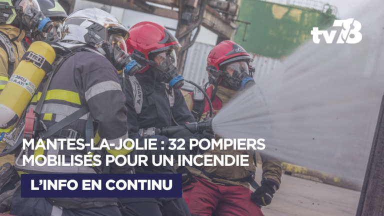 Mantes-la-Jolie : un appartement ravagé par les flammes, 32 pompiers déployés