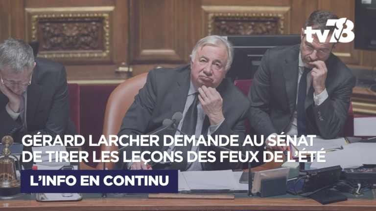 Incendies en France : Gérard Larcher demande au Sénat de tirer les leçons des feux de l’été