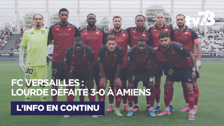 Football – Ligue 3 : le FC Versailles chute lourdement à Amiens après avoir résisté une mi-temps
