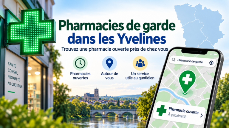 Pharmacies de garde dans les Yvelines