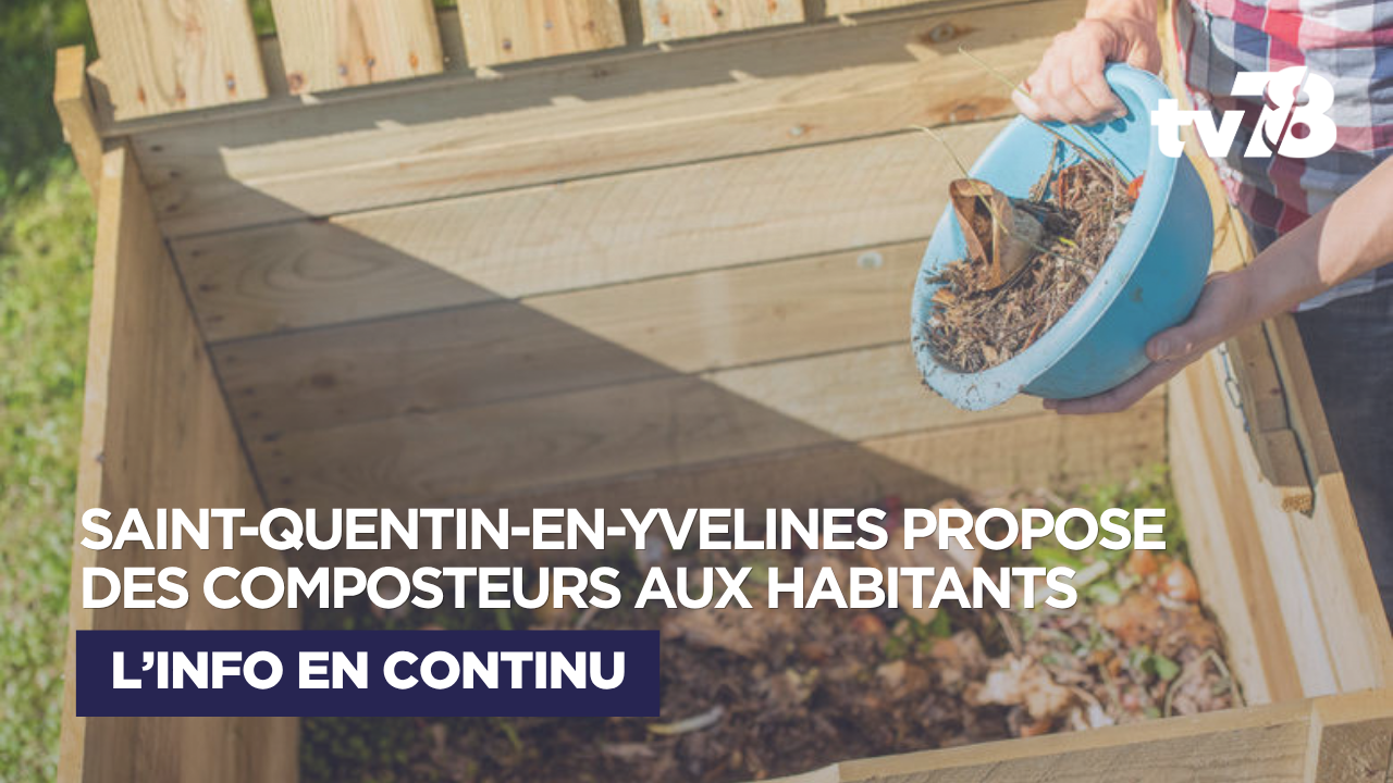 Saint-Quentin-en-Yvelines : des composteurs distribués gratuitement aux habitants