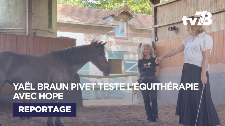 Yaël Braun-Pivet en visite à Maisons-Laffitte avec l&rsquo;association HOPE