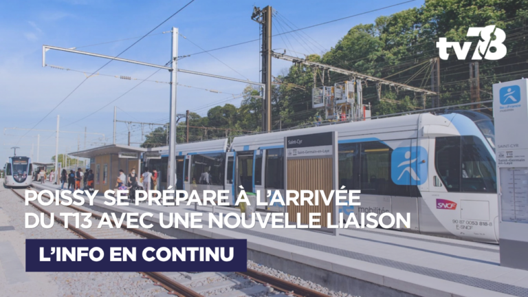 Poissy se prépare à l’arrivée du T13 avec une nouvelle liaison vers Carrières-sous-Poissy