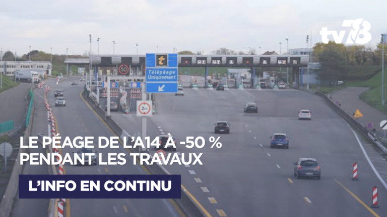 Le péage de l’A14 sera à moitié prix pendant les travaux du tunnel de Saint-Cloud