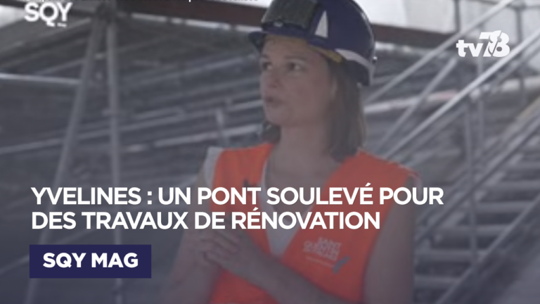Yvelines : comment un pont des années 1970 est soulevé pour être rénové