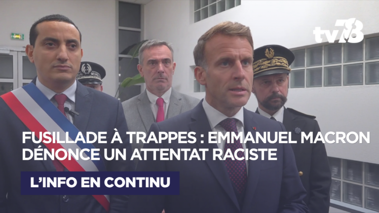 Fusillade à Trappes : Emmanuel Macron dénonce un « attentat terroriste et raciste » lors de son déplacement