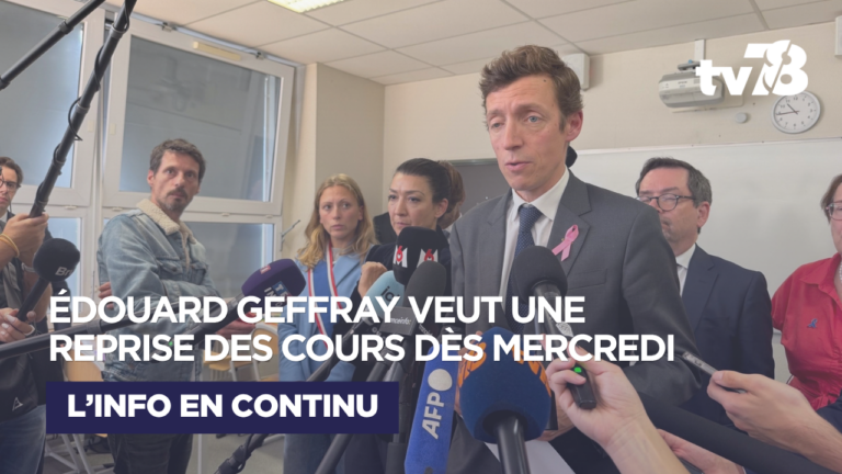 « Une reprise progressive des cours à partir de mercredi » : Édouard Geffray répond aux lycéens depuis Guyancourt