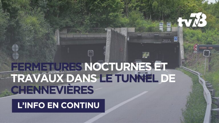 Image for the Tweet beginning: 🚧 Le tunnel de Chennevières