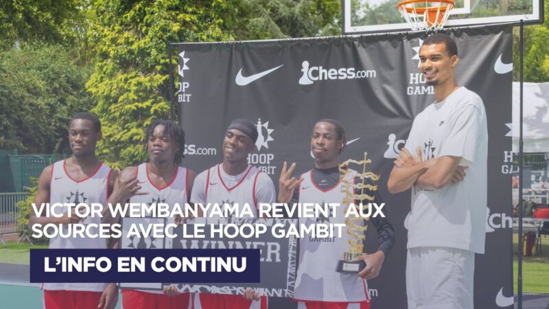 Image for the Tweet beginning: 🏀♟️ Victor Wembanyama relance son