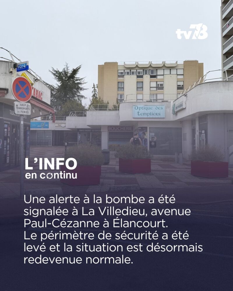 Image for the Tweet beginning: 🚨 Alerte à la bombe